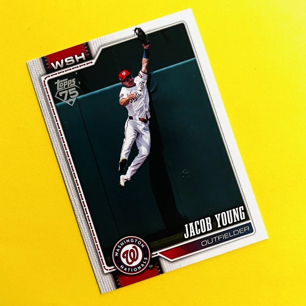 2026 Topps Series 1 Jacob Young #210‎ Washington Nationals Base Card